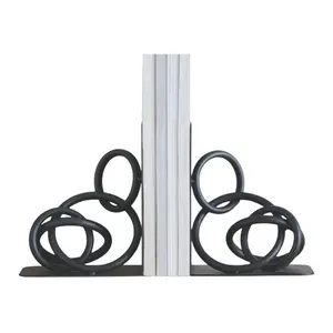 Moderno Soporte para Libros de Aluminio Plateado con Diseño Ajustable de Estilo Antiguo Feng Shui para Lectura Académica y Escultura Decorativa - Product Image 1