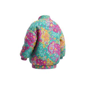 Manteau en coton imprimé floral brut fait main pour femmes et filles, vestes matelassées d'hiver confortables à boutons, cadeau spécial pour elle - Product Image 2