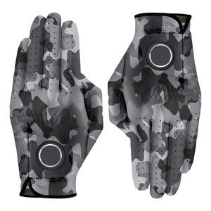 Gants de golf en cuir Cabretta avec logo en caoutchouc personnalisé pour droitier et gaucher, modèle 2025 à 2026 - Product Image 4