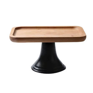 Newest Arrival Decorative Premium Look <b>Wood</b> and Marble <b>Cupcake</b> <b>Stand</b> Round Shape High on Demand Fancy Cake <b>Stand</b> - Product Image 5