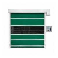 Porte rapide compacte en PVC 2000x2500mm à activation par boucle au sol pour petit entrepôt/atelier, taille personnalisée, vente en gros