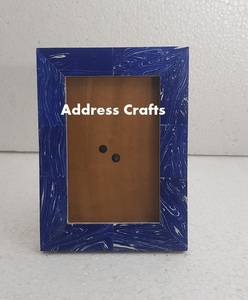 Marco de Fotos de Calidad Única, Color Ojo de Tigre, Resina y Tablero MDF, Decoración de Pared y Mesa para el Hogar, Marco de Resina para Decoración - Product Image 2