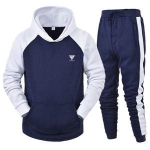Conjuntos Deportivos de Invierno para Hombre con Logotipo Personalizado, Transpirables, Lisos, de Marca Privada, Conjuntos de Jogger de Algodón de Punto, Felpa Técnica Premium - Product Image 1