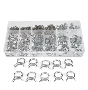 Colliers de serrage simples en acier inoxydable de 7,9 à 9,5 mm avec <span class=keywords><strong>insert</strong></span> pour tuyau unique - Product Image 2