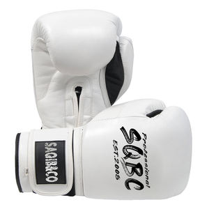 Guantes de boxeo Mma de microfibra profesional de alto suministro Los mejores guantes de boxeo de entrenamiento con pesas Muay Thai - Product Image 1