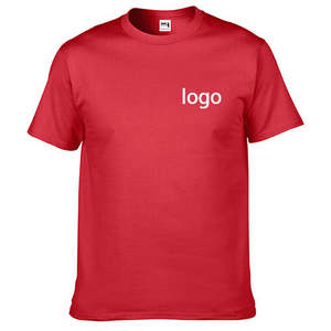 T-shirt en coton 100% à manches courtes, coupe ajustée, uni, de haute qualité, avec logo personnalisé, promotionnel - Product Image 1