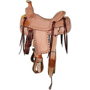 Conjunto de Sillín Inglés de Cuero Occidental |   Múltiples Tamaños y Colores |   Equipo Clásico para Carreras de Caballos, Hecho a Mano, Resistente, 2026 - Product Image 1