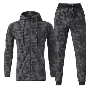 Custom Logo <b>Men</b> Camouflages Tracksuit Custom Sweatsuit <b>Jogger</b> Hoodie Private Label Camo Track Jogging Sweat Suit <b>Men</b> Hoodies - Product Image 1