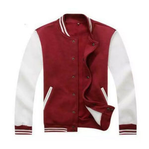Alta calidad hecha a mano Varsity Letterman Baseball OVO Collegiate Red Varsity Jacket con mangas de cuero Varsity Jacket para hombres - Product Image 5