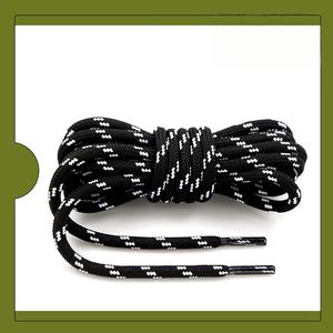 Lacets de chaussures en polyester à pois et à rayures en spirale pour bottes Martin, chaussures de sport d'extérieur, bottes, lacets de remplacement - Product Image 5