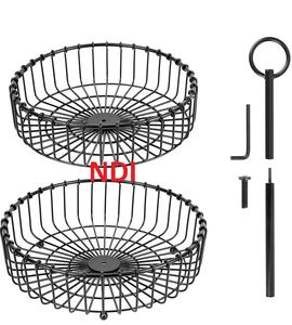 Panier de rangement pour fruits au design fabuleux, forme personnalisée, finition argentée, pour célébrations royales et mariages - Product Image 5