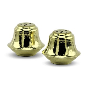 Ensemble de poivre de sel en laiton de conception compacte avec une forme fonctionnelle et une texture lisse, idéal pour les restaurants, les cafés et les cuisines à domicile - Product Image 2