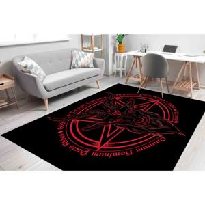 Alfombra Estampada - Japonesa, Hoodoo, Cabra Demoníaca, Moderna, Delgada, Fácil de Limpiar, para Dormitorio, Grande, para Entrada, Alfombra Suave No Tejida - Product Image 4