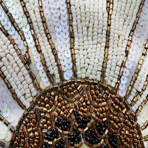 Meilleur napperon décoratif à thème avec vaisselle arrondie en perles de verre napperon pour les fêtes et autres fonctions Thème conçu - Product Image 5