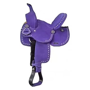 Western Wade Tree Premium Ranch Selle à corde en cuir Collier de poitrine et rênes Selle personnalisée Cowboy Horse Ranch Vente chaude - Product Image 1