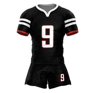 Uniformes de Rugby personalizados de alta calidad al por mayor, uniformes de fútbol de Rugby de poliéster de alta calidad al por mayor - Product Image 1