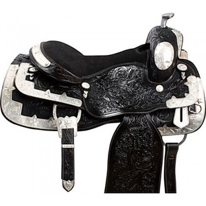 Silla de Montar Western para Caballo, Hecha a Mano por Shyam, Cuero Vacuno Genuino, Calidad Premium, Color y Tamaño Personalizables, Logotipo Personalizado, para Placer - Product Image 3