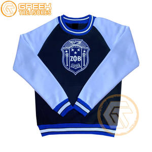 Sudadera de Forro Polar Personalizada al por Mayor para Mujer, Bordada con el Logotipo de Zeta Phi Beta, Transpirable, de Algodón - Product Image 3