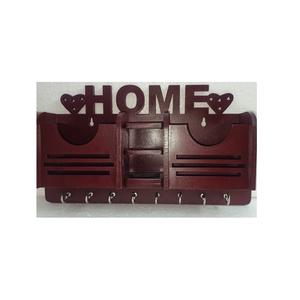 High Quality MDF Board Pen <b>Holder</b> With Clock Desk Pen <b>Holder</b> Table Pen <b>Holder</b> Desk Organizer - Product Image 5