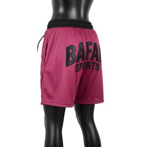 Shorts ligeros de malla para mujer, 150 GSM, tela de poliéster de alto flujo de aire, ropa de entrenamiento con logo impreso personalizado, shorts para mujer - Product Image 5