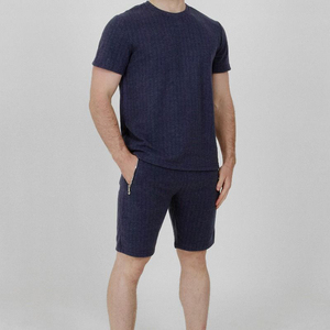 Recién llegado, camiseta y pantalones cortos de gran tamaño Unisex de peso pesado, conjuntos de 2 piezas, pantalones cortos lavados con ácido para mujer - Product Image 2