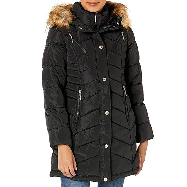 Kunden spezifische Hot Sale Cute Wind break Frauen Slim-Fit Puffer Coat Pack fähige gefüllte Wander jacke für Damen