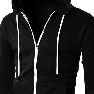 Sudaderas atléticas con cremallera para hombre con etiqueta personalizada, Impresión de logotipo bordado y marca para deportes de gimnasio o ropa de trabajo - Product Image 5