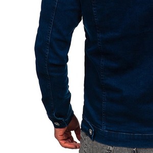 Chaqueta vaquera de alta calidad para hombre, personalizable y superventas, diseño antiarrugas de tendencia superior, excelente fabricante - Product Image 3