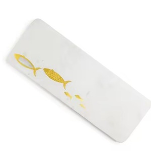 Tabla de cortar de mármol moderna con textura llamativa Perfecta para servir corte y presentación - Product Image 1