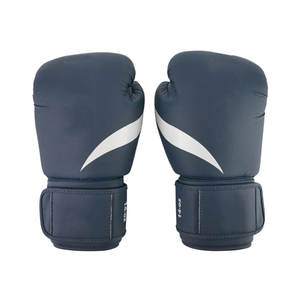 Cuir de vachette PU % Gants de boxe de qualité supérieure Conception personnalisée Dragonne réglable respirante professionnelle - Product Image 1
