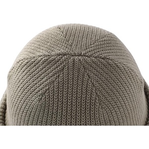 Gorro morado oscuro nuevo 2025 para mujer, gorros cálidos de invierno, gorro de punto acrílico suave con puños diarios, gorro Jacquard Unisex, gorro - Product Image 5