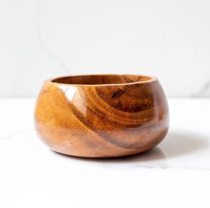 Tazón para servir de madera para ensaladas, diseño único hecho en La India, vendedor caliente, Comprador comercial, precio barato, hotel, restaurante, venta al por mayor - Product Image 6