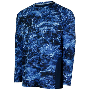 Camisas de caza de manga larga de camuflaje de rendimiento de alta calidad, camisa de camuflaje personalizada de poliéster 100%, camisa táctica de manga larga de caza - Product Image 5