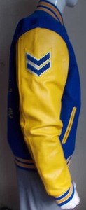 Venta al por mayor de béisbol de la chaqueta de bombardero de los hombres Varsity chaquetas universitarias y la Escuela Varisty chaqueta con bordado de parche - Product Image 3