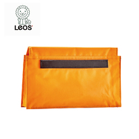 Pochettes de rangement magnétiques en tissu et plastique bleues/oranges/rouges/violettes avec panneau effaçable à sec et fermeture à boucle pour fournitures de bureau et scolaires