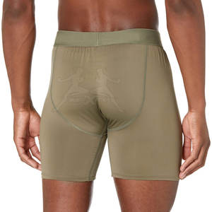 Pantalones cortos de compresión para hombre para correr y usar en el gimnasio Pantalones cortos de compresión de entrenamiento con costuras planas - Product Image 6