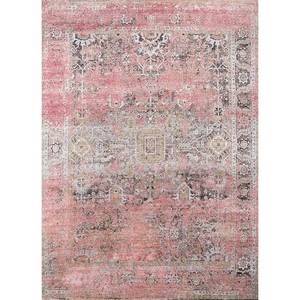 Far East Hand Knotted Esh-1507 Afghan Wool <b>Silk</b> Rug <b>Red</b> Orange Medallion Pattern 9x12 Boho for Home Living Room Decorations - Product Image 1