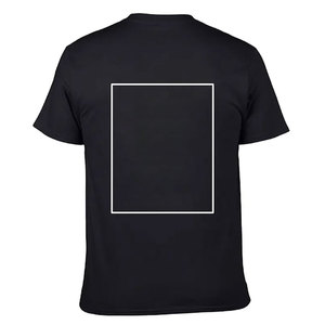 T-shirt décontracté d'été personnalisé pour homme, en coton/fibre de bambou tricoté respirant, anti-plis, séchage rapide, brodé, haute qualité - Product Image 3