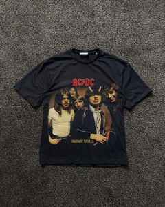 T-shirt surdimensionné de style hip hop vintage pour hommes 100% coton tissé tissu col rond poids lourd manches courtes imprimé Design haut - Product Image 1