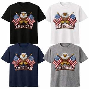 T-shirts à manches courtes pour hommes en coton 100% avec lavage à l'acide et broderie - Écologiques, séchage rapide, anti-boulochage, motif de lettres - Product Image 6