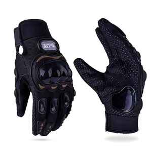 Último diseño invierno transpirable cinco dedos guantes de carreras de motos protección de ciclismo hecho en Pakistán - Product Image 5