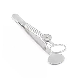 Pinzas Chalazion grandes de acero inoxidable, instrumento quirúrgico oftálmico manual, acabado mate, reutilizables, grado A+ - Product Image 4