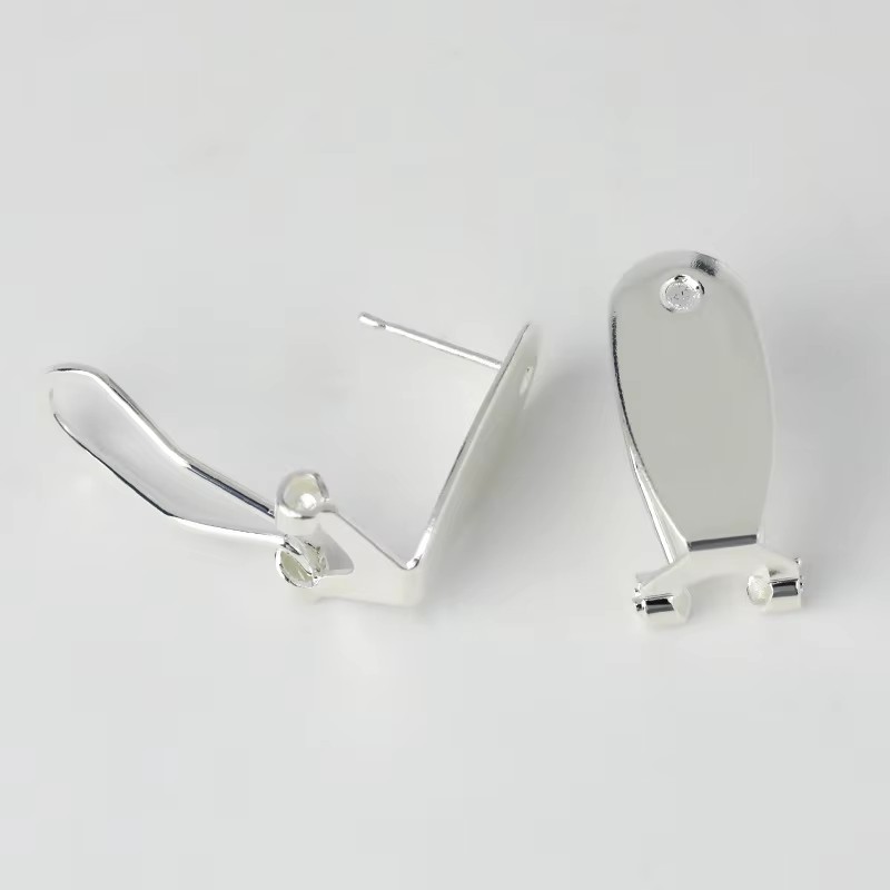 Bright silver plated.