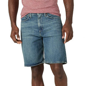 Short en jean d'été personnalisé OEM pour hommes avec design déchiré Blue Wash Fashion Streetwear Jeans décontractés de haute qualité Vente en gros - Product Image 1