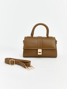 Bolso de Mano Mini para Mujer con Logotipo Personalizado, Bolso Bandolera Estructurado de Cuero PU, Fabricante OEM ODM de Marca Privada - Product Image 4