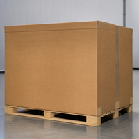 Boîtes en carton ondulé robustes personnalisées avec logo pour l'expédition