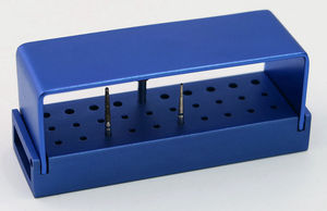 Caja organizadora de fresas dentales de 30 orificios de aluminio, soporte de fresas autoclavable - Product Image 5