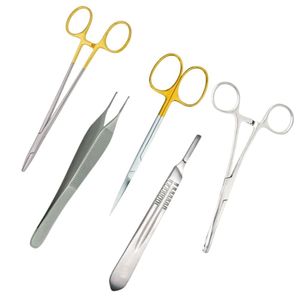 High Quality A-1 VERITAS Suture Set 5 Basis Instruments Stainless Steel Surgical Instruments | sutur kit medic instrument - Product Image 4