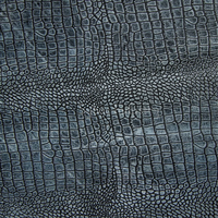 Tissu en cuir gaufré Crocodile de haute qualité motif animal véritable matériau en cuir gaufré pour rembourrage