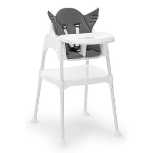 Seggiolone da studio con alato d'angelo-grigio con imbottiture - Product Image 2